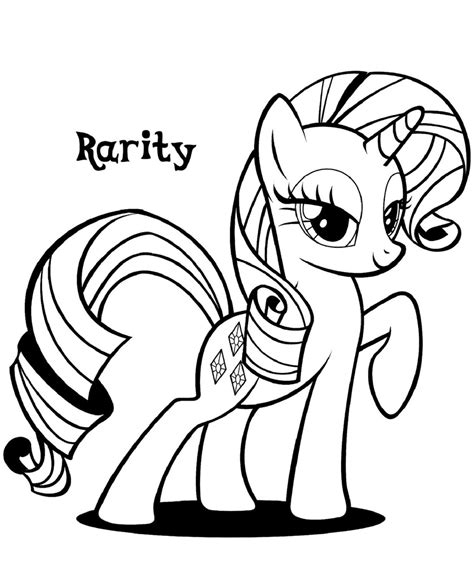Printable Coloring Pages My Little Pony